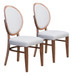 Regents - Dining Chair (Set of 2) - Walnut / Light Gray