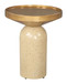 Cendre - Side Table - Gold / Beige