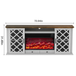 Fully Assembled 72" TV Stand with Electronic Fireplace