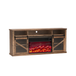 Fully Assembled 72" TV stand with an Electronic Fireplace(HZ01)