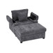 Modern Oversized Chair With Ottoman, Cupholders And USB Charging Ports