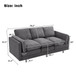 3 Seater Sofa With Dual Layer Seat Cushions