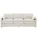 Cozy Upholstered 3 Seater Sofa With Double Cushion