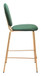 Odessa - Counter Stool (Set of 2) - Green / Gold
