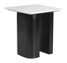 Fiora - Side Table - White / Black