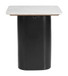 Fiora - Side Table - White / Black