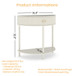 Demi Lune - Console Table With 2 Storage Drawers