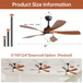 Ceiling Fan & DC Motor And Integrated Light