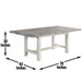 Canova - Marble Top Dining Table - Gray