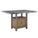 Grayson - Counter Height Set With Gray Top Table