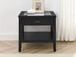 Garvine - Sintered Stone End Table - Black