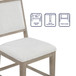 Lily - Counter Chair (Set of 2) - Greige