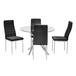 Maxx Dining Room Set in Black