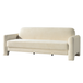 Werts Modern 84" Curved Chenille Sofa