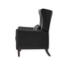 Alexis Transitional Faux Leather Manual Recliner with Wingback Design