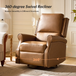 Jazm Faux Leather Swivel Rocker Manual Recliner