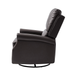 Jazm Faux Leather Swivel Rocker Manual Recliner