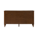 Alex Transitional Solid Wood 63"Wide 4 Door Sideboard
