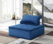 Happy Modular Sectional in Velvet Fabric by Happy Homes
