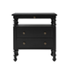 Ginny Traditional 26 in. Tall 1-Drawer Nightstand with Charging Station