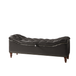 Zona 59"W Traditional Faux Leather Tufted Upholstered Storage Bench with Soild Wood Legs and Nailhead Trim