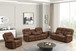 Boulder Reclining Set in Brown 689300 by Generation Trade
