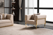 Vega Living Room Set Collection in Cream