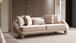 Elisyum Living Room Set in Cream