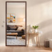 Full-Body Floor Mirror With Frame