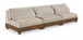 Turin - Chenille Fabric Upholstered Modular Sectional - Taupe
