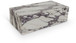 Bolzano - Marble Coffee Table - White / Gray
