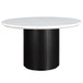 Colvin - Round Dining Table With Marble Top