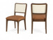 Atrium - Upholstered Seat Dining Chair With Brushed Brown Base (Set of 2)
