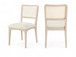 Atrium - Upholstered Seat Dining Chair With Brushed Natural Base (Set of 2)