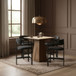 Aurum - Vegan Leather Upholstered Counter Stool With Graphite Black Base