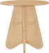 Butterfly - Solid Wood And Natural Cane Table With Natural Top