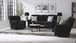 Comet - Power Lay Flat Reclining Sofa - Black