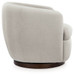 Annbury - Swivel Accent Chair - Light Beige