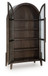 Benhall - Accent Cabinet - Dark Brown