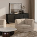 Modari - Fabric Upholstered Corner Chair