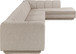 Modari - Sectional - Beige