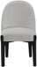 Torino - Upholstered Dining Chair With Brushed Black Base (Set of 2)
