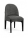 Torino - Upholstered Dining Chair With Brushed Black Base (Set of 2)