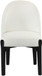 Torino - Upholstered Dining Chair With Brushed Black Base (Set of 2)