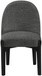 Torino - Upholstered Dining Chair With Brushed Black Base (Set of 2)