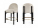 Torino - Counter Stool With Brushed Black Base