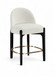 Torino - Counter Stool With Brushed Black Base