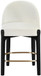 Torino - Counter Stool With Brushed Black Base