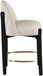 Torino - Counter Stool With Brushed Black Base