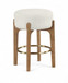 Torino - Backless Counter Stool With Brushed Brown Base (Set of 2)